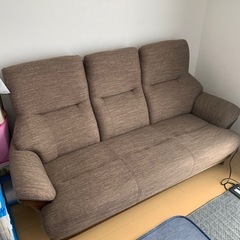 【取引中】
三人掛けカウチソファ の画像