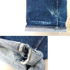 At Last & Co Lot.107 W31インチ インディゴ デニムパンツ シンチバック アットラスト 初期 ヴィンテージ 札幌市 中央区 南12条の画像