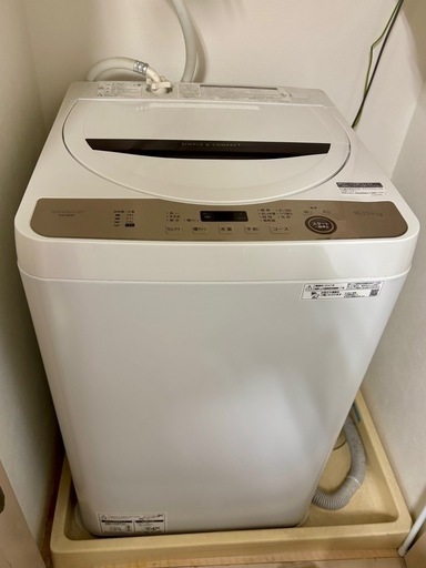 洗濯機(SHARP/ES-GE6E) ※必ず説明を読んでください