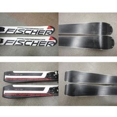 130㎝ フィッシャー カービング ジュニアスキー FISCHER PROGRESSOR ホワイト ビンディング付き 札幌市西岡店の画像