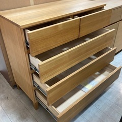 【とら】無印良品クローズチェスト 木製チェスト4段 オーク材突板 | 無印良品