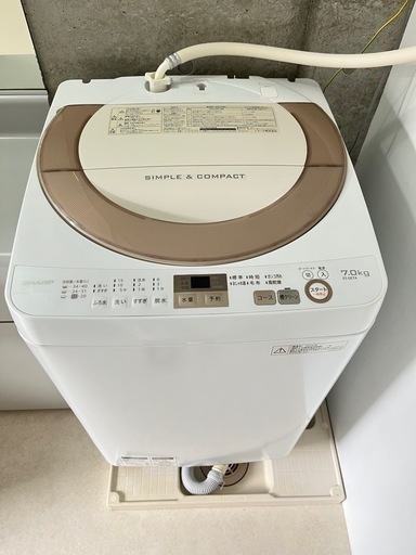 SHARP洗濯機7kg\n