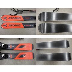 140㎝ アトミック カービング ジュニアスキー ATOMIC REDSTER J2 ストック・ビンディング付き カービングスキー 札幌市西岡店の画像
