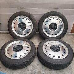 155/65R14  アルミ　タイヤ4本セット　No.68の画像