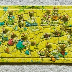14ひきのピクニック　パズル　ねずみ　