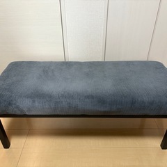 ベンチ×2点　アイアンファブリックスツール　　