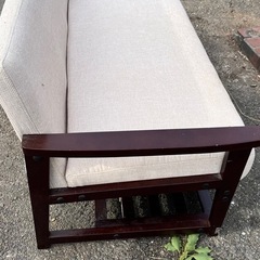 【¥0】【引き取り限定】2人掛けソファの画像