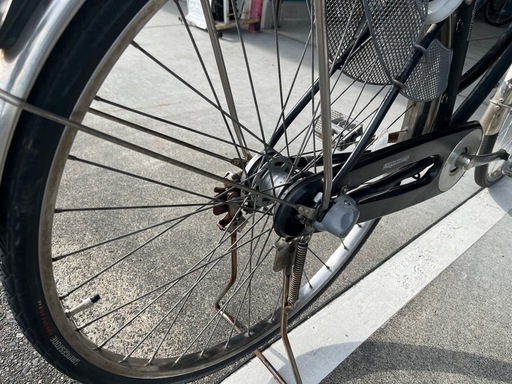 【完売御礼】【大人用】整備済 パナソニック 27型内装3段ギア タフ 中古自転車 黒色 <自転車のオオムラ 静岡店>