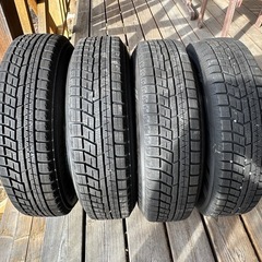 スタッドレスタイヤホイール155/80R13 - タイヤ、ホイール