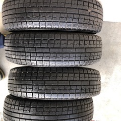 冬タイヤ ★ 165/70R14 ★ ダイハツ純正アルミ付き ★ 深溝!バリ山!国産スタッドレス 4本組 ★ タント ムーヴ コペン ミラ の画像