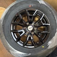 後期プラド　スタッドレスタイヤ　ホイール付き　265/65r17の画像