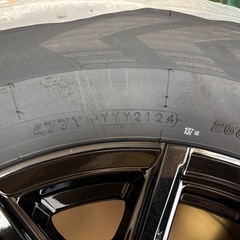 後期プラド　スタッドレスタイヤ　ホイール付き　265/65r17の画像