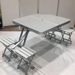 【未使用品】Coleman アルミ ピッニックテーブル キャンプ...
