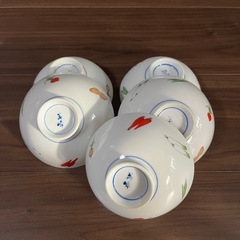 新品　未使用品　お茶碗　５個セットの画像