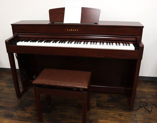 【ヤ取3/1終了】≪ZS138ジ≫通電/音出しOK YAMAHA/ヤマハ 電子ピアノ Clavinova/クラビノーバ CLP-535 88鍵盤 2015年製 楽器/鍵盤楽器 音楽 イス/電源コード付き 現状品