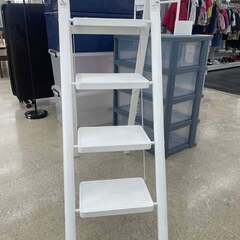 ★ジモティ割あり★ 脚立 白 H107×D86×W41.5 クリ...