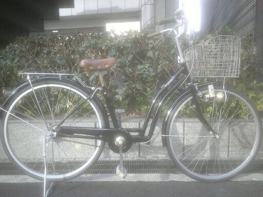 整備済み中古自転車　27インチ　税別￥9.980-　L型軽快車　ローラーブレーキ　ブラック1220