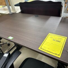 ジモティ来店特価!!　昇降デスク　ニトリ　ブラウン　　J-12129