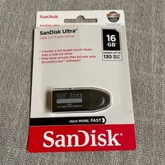 USBメモリ16GB(S
anDisk)