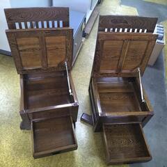 ●民芸家具 4人掛け 囲炉裏テーブル 唐木 鉄刀木（タガヤサン）高級家具の画像