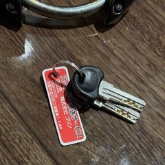 自転車用 後輪 カンヌキリング錠 GORIN製の画像