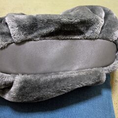 未使用　エコファー　バック　グレーの画像