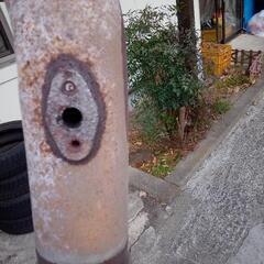 車種不明　80π位　センターパイプ　バルブ付　加工用にの画像