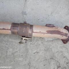 車種不明　80π位　センターパイプ　バルブ付　加工用に