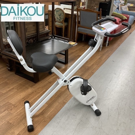 S781 ⭐ DAIKO フィットネスバイク 折りたたみ式 省スペース ダイエット DK-662H USED