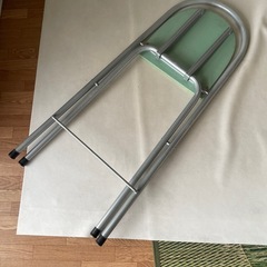 折りたたみ式 カウンターチェア バーチェア ハイチェア 木製座面 中古品  の画像