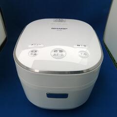 取引中【美品】シャープ マイコン炊飯ジャー KS-JC5-W（3...