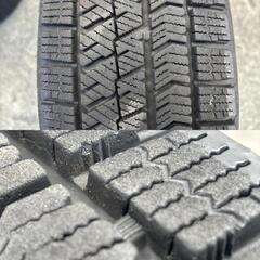 タ6 美品 軽自動車用 LEBEN ブリザック VRX2 22年 155/65R14 バリ山スタッドレスの画像