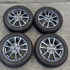 タ6 美品 軽自動車用 LEBEN ブリザック VRX2 22年 155/65R14 バリ山スタッドレスの画像
