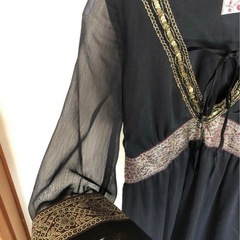 🌸500円商品✖️3つで1000円❗️ まとめ買いがお得❣️】美品】定価18000円　mingy ワンピース　アジアンパーティドレスの画像