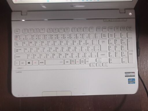 第58号 NEC 白色のノートパソコン WIN11 24H2 SSD128GB