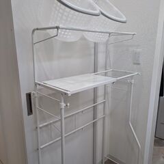 【おかやさん様取引中】ランドリーラック(カゴ付き)
