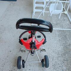 ides☆compo☆三輪車☆ブラック＆レッドカラー・手押し付き、ベル付き、【浜村鹿野温泉ICから3分 買取本舗 宮本リサイクル 営業時間9～19時 定休日水曜のみ←連絡できませんm(_ _)m】の画像
