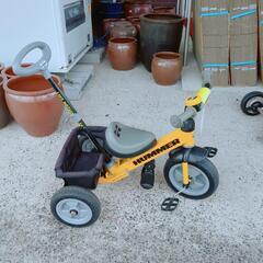 HUMMER☆3輪車☆ブラック＆イエローカラー☆手押し、ベル付き【浜村鹿野温泉ICから3分 買取本舗 宮本リサイクル 営業時間9～19時 定休日水曜のみ←連絡できませんm(_ _)m】の画像