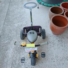 HUMMER☆3輪車☆ブラック＆イエローカラー☆手押し、ベル付き【浜村鹿野温泉ICから3分 買取本舗 宮本リサイクル 営業時間9～19時 定休日水曜のみ←連絡できませんm(_ _)m】の画像