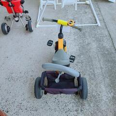 HUMMER☆3輪車☆ブラック＆イエローカラー☆手押し、ベル付き【浜村鹿野温泉ICから3分 買取本舗 宮本リサイクル 営業時間9～19時 定休日水曜のみ←連絡できませんm(_ _)m】の画像