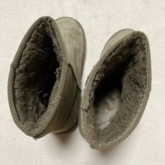ムートンブーツ　Sサイズ　グレー　カーキ　　 の画像