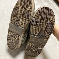 ムートンブーツ　Sサイズ　グレー　カーキ　　 の画像
