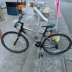 CANNONDALE☆クロスバイク☆AV1061-2819☆ブラック・ホワイト・グリーン、変速、【浜村鹿野温泉ICから3分 買取本舗 宮本リサイクル 営業時間9～19時 定休日水曜のみ←連絡できませんm(_ _)m】の画像