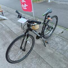 CANNONDALE☆クロスバイク☆AV1061-2819☆ブラック・ホワイト・グリーン、変速、【浜村鹿野温泉ICから3分 買取本舗 宮本リサイクル 営業時間9～19時 定休日水曜のみ←連絡できませんm(_ _)m】の画像