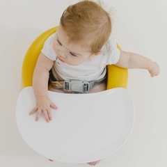 Bumbo バンボ　プレートレイ(テーブル)付き　イエローの画像
