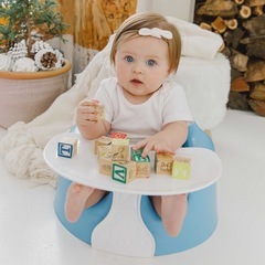 Bumbo バンボ　プレートレイ(テーブル)付き　イエローの画像