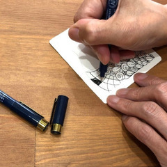 120分で心スッキリ！ゼンタングルを始めようの画像