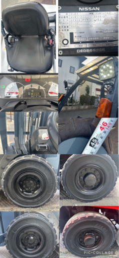 NISSAN ニッサン　 フォークリフト　AL01 三段マスト付　6926H オートマ車　動作確認！下取可能！