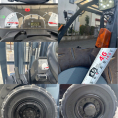NISSAN ニッサン フォークリフトAL01 三段マスト付6926H オートマ車 