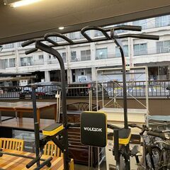 懸垂器　No.604　トレーニング器具　WOLFYOK　【リサイクルショップどりーむ荒田店】の画像